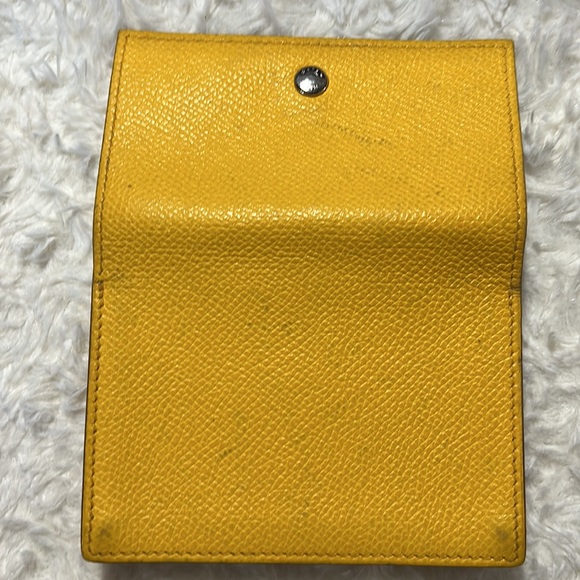 Hermès Box Card Case Silver Hardware Calf Leather Business Holder - Picture 10 of 13